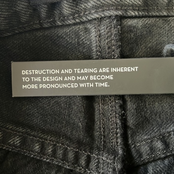 J Brand Ivy High Rise Crop Straight Leg Black Jeans 29 NWT - Picture 14 of 16